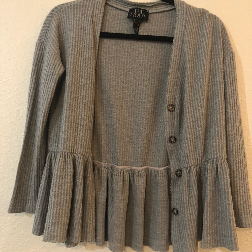 Flowy grey cardigan